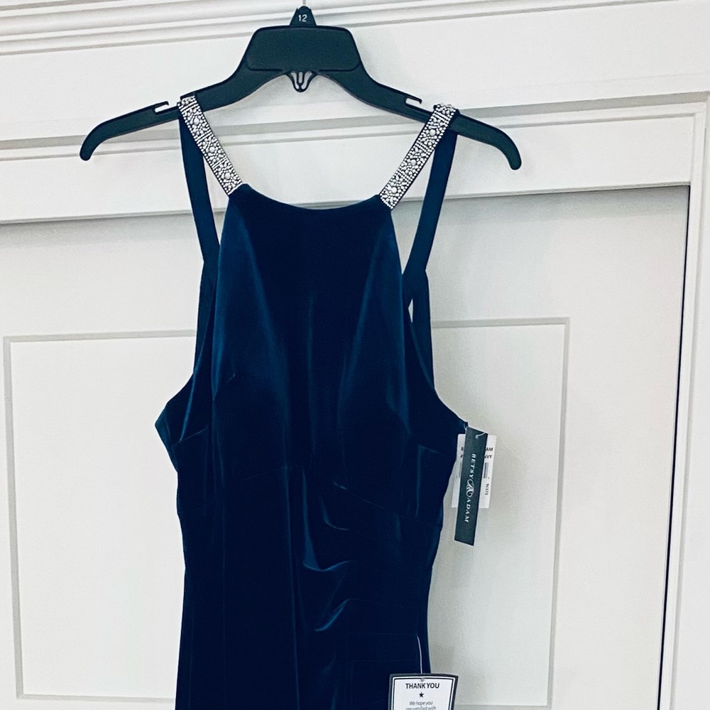 Betsy & Adam velvet maxi dress from Macy’s sz 10